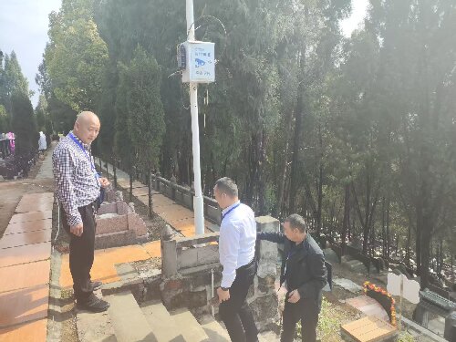 筑牢安全防线 守护平安清明 广元市雪峰公墓管理所开展清明节前安全大排查